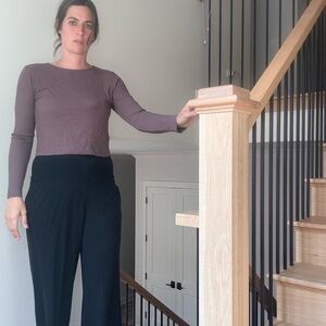 Rick Owens Slilies Casual Comfy lounge Black Pants